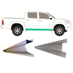 Opravný plech prahu vnútorný + vonkajší pre Toyota Hilux 2005-2015 / Vľavo = Vpravo (symetrické) / Sada 11460