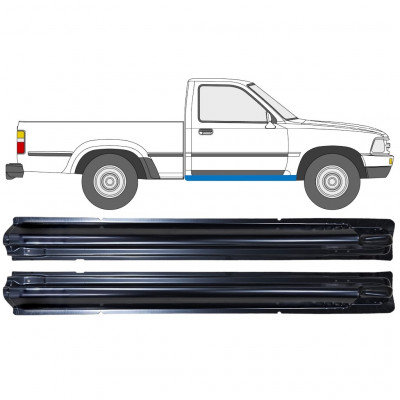 Opravný plech prahu pre Toyota Hilux / VW Taro 1988-1997 / Sada 12552