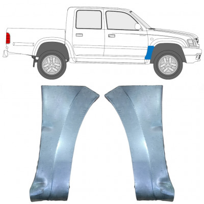 Opravný plech predného blatníka pre Toyota Hilux 2001-2005 / Ľavá+Pravá / Sada 10068