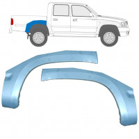 Lem zadného blatníka pre Toyota Hilux 2001-2005 / Ľavá+Pravá / Sada 9932