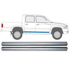 Opravný plech prahu pre Toyota Hilux 1998-2005 / Vľavo = Vpravo (symetrické) / Sada 9965