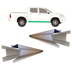 Opravný plech prahu vnútorný + vonkajší pre Toyota Hilux 2005-2015 / Ľavá+Pravá / Sada 11461