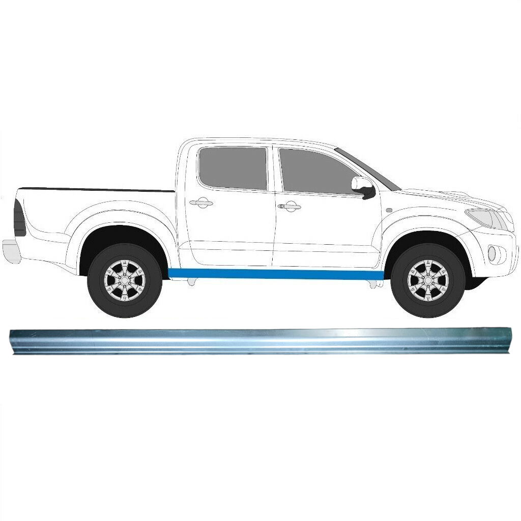 Opravný Plech Prahu Pre Toyota Hilux 2005-2015 / Vľavo = Vpravo (Symetrické) 9029