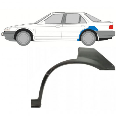 Lem zadného blatníka pre Honda Accord 1985-1989 / Ľavý 7598