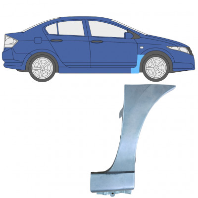 Opravný plech predného blatníka pre Honda City 2008-2013 / Pravá 7855