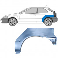 Lem zadného blatníka pre Honda Civic 1995-2000 / Ľavý 5126