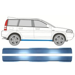 Opravný plech prahu vnútorný pre Honda HR-V 1999-2006 / Vľavo = Vpravo (symetrické) / Sada 10382