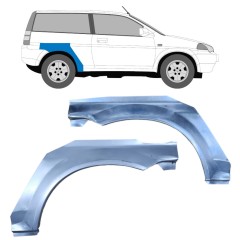 Lem zadného blatníka pre Honda HR-V 1999-2006 / Ľavá+Pravá / Sada 9206