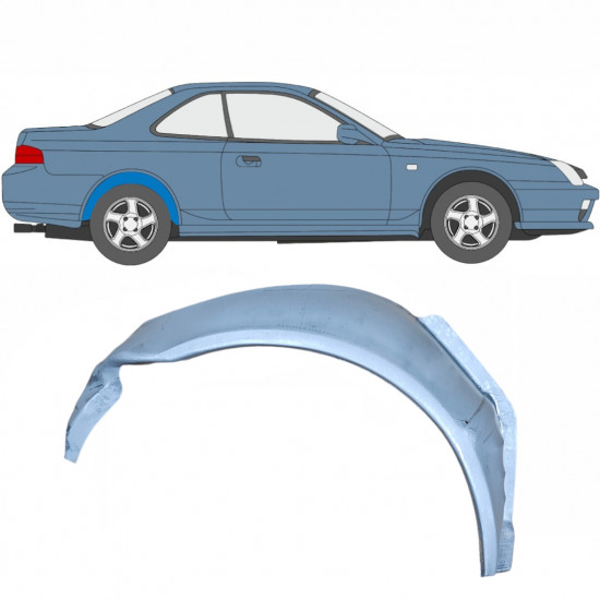 Vnútorná oprava zadného blatníka pre Honda Prelude 1996-2001 / Pravá 6011