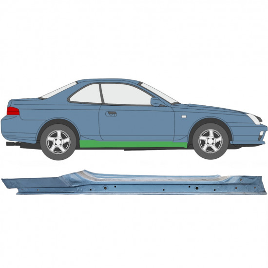 Kompletný prah pre Honda Prelude 1996-2001 / Pravá 6156