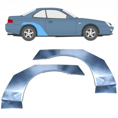 Lem zadného blatníka pre Honda Prelude 1996-2001 / Ľavá+Pravá / Sada 9832