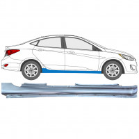 Kompletný prah pre Hyundai Accent 2010- / Pravá 12799