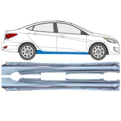 Kompletný prah pre Hyundai Accent 2010- / Ľavý / Pravá / Sada 12801
