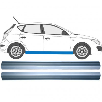 Opravný plech prahu pre Hyundai I30 2007-2012 / Sada 11351