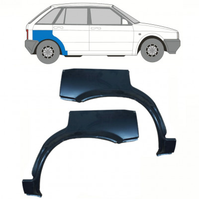 Lem zadného blatníka pre Seat Ibiza 1984-1993 / Ľavá+Pravá / Sada 10741