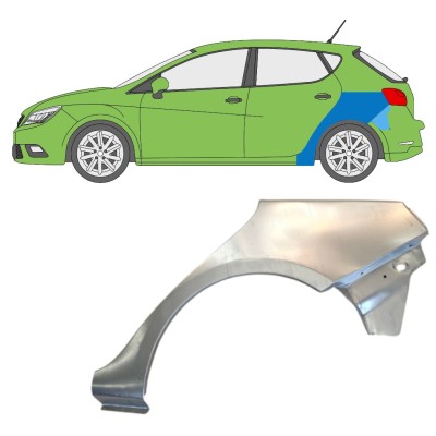 Lem zadného blatníka pre Seat Ibiza 2008-2017 / Ľavý 14608