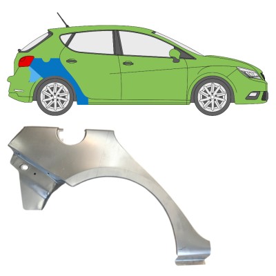 Lem zadného blatníka pre Seat Ibiza 2008-2017 / Pravá 14607