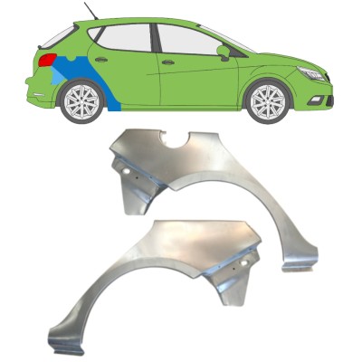 Lem zadného blatníka pre Seat Ibiza 2008-2017 / Ľavá+Pravá / Sada 14609
