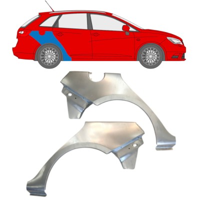 Lem zadného blatníka pre Seat Ibiza 2008-2017 / Ľavá+Pravá / COMBI / Sada 14609