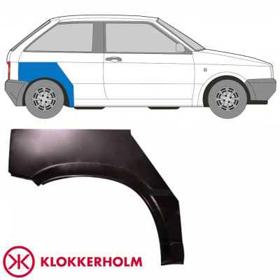 Lem zadného blatníka pre Seat Ibiza 1984-1993 / Pravá 10736