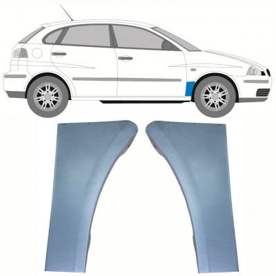 Opravný plech predného blatníka pre Seat Ibiza Cordoba 2002-2008 / Ľavá+Pravá / Sada 10262