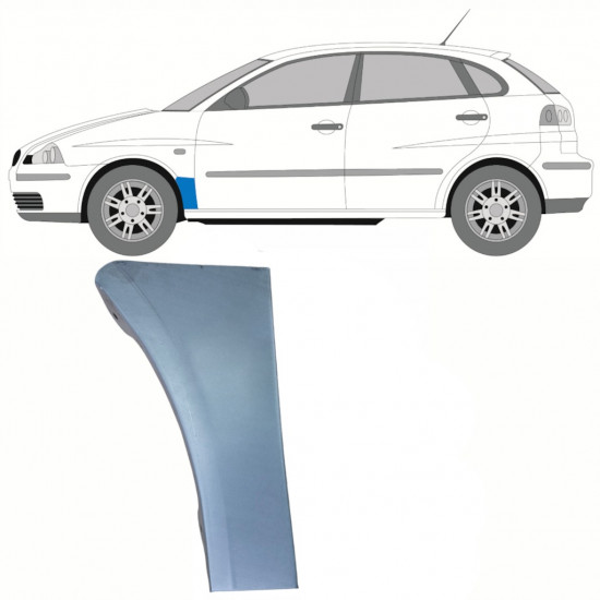 Opravný plech predného blatníka pre Seat Ibiza Cordoba 2002-2008 / Ľavý 8363