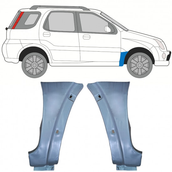 Opravný plech predného blatníka pre Suzuki Ignis 2000-2008 / Sada 11132