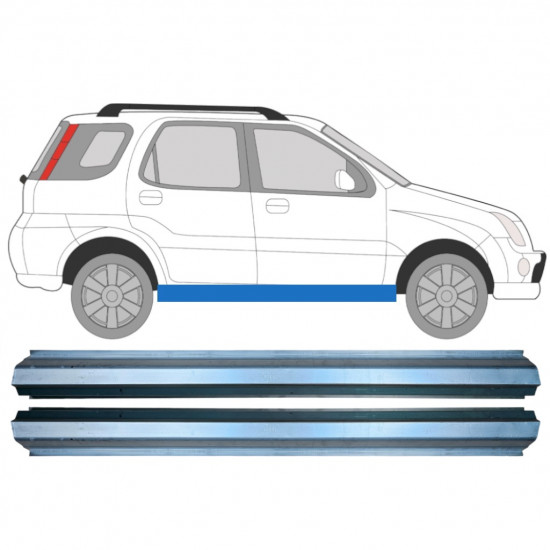 Opravný plech prahu pre Suzuki Ignis 2000-2003 / Sada 11338