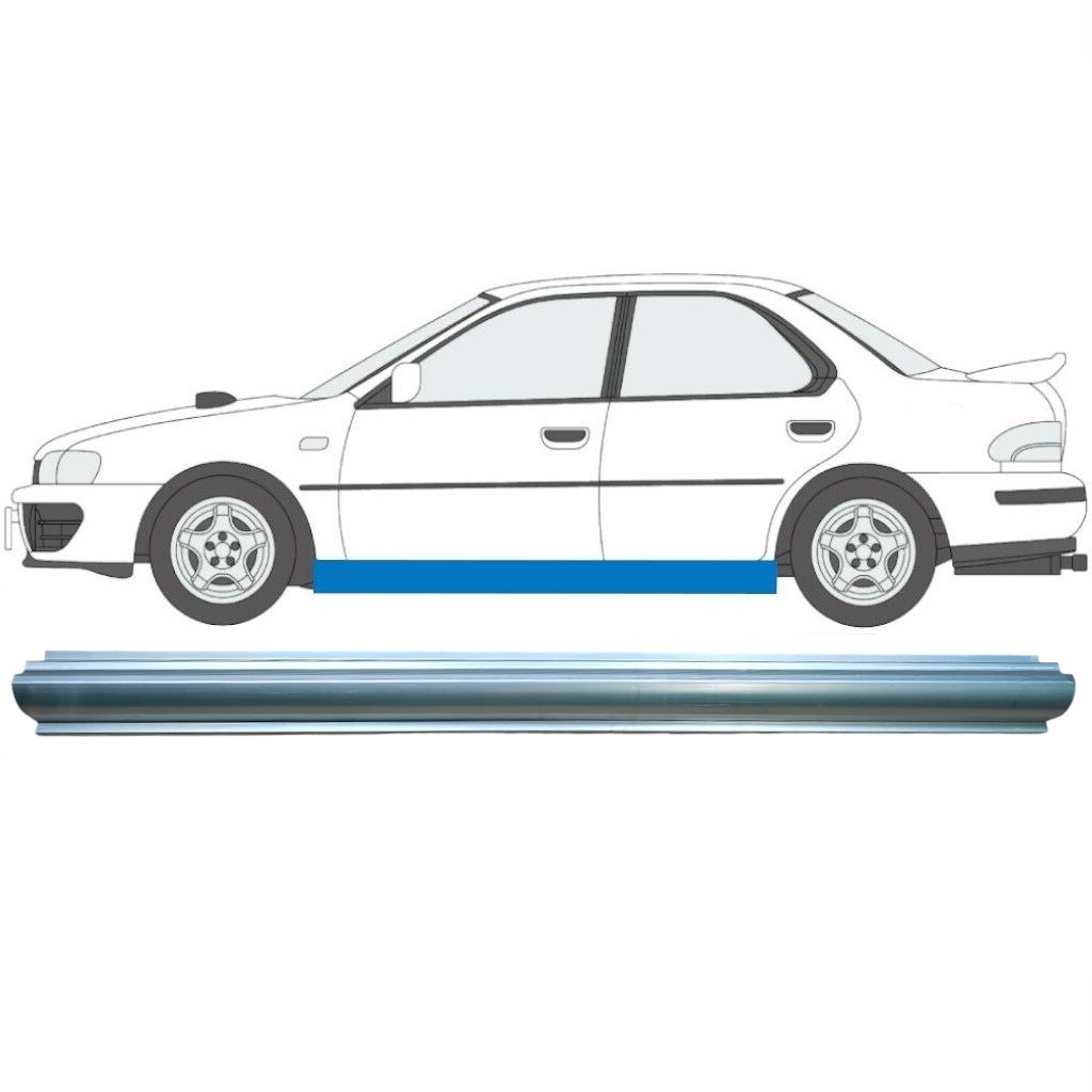 Opravný Plech Prahu Pre Subaru Impreza Gc Gf 1992-2000 / Ľavý 7010