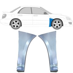 Opravný plech predného blatníka pre Subaru Impreza GD GG 2000-2007 / Ľavá+Pravá / Sada 10605