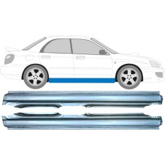 Kompletný prah pre Subaru Impreza GD GG 2000-2007 / Ľavá+Pravá / Sada 9157