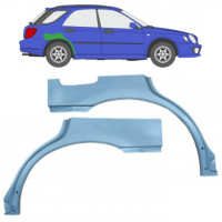 Lem zadného blatníka pre Subaru Impreza Gg 2000-2007 / Ľavá+Pravá / Sada 10463