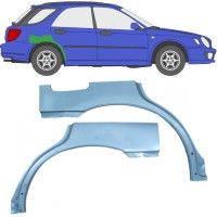 Lem zadného blatníka pre Subaru Impreza GD GG 2000-2007 / Ľavá+Pravá / Sada 10463