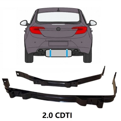 Objímky palivovej nádrže pre Opel Insignia 2008-2017 17019