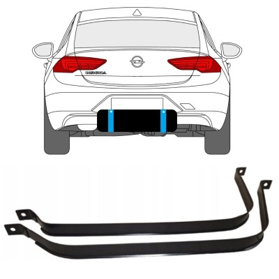 Objímky palivovej nádrže pre Opel Insignia 2017-2022 15115