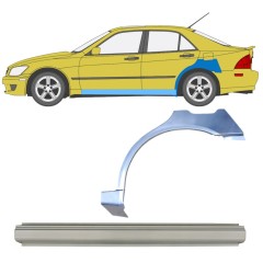 Opravný plech prahu + zadného blatníka pre Lexus IS 1998-2005 / Ľavý / Sada 10314