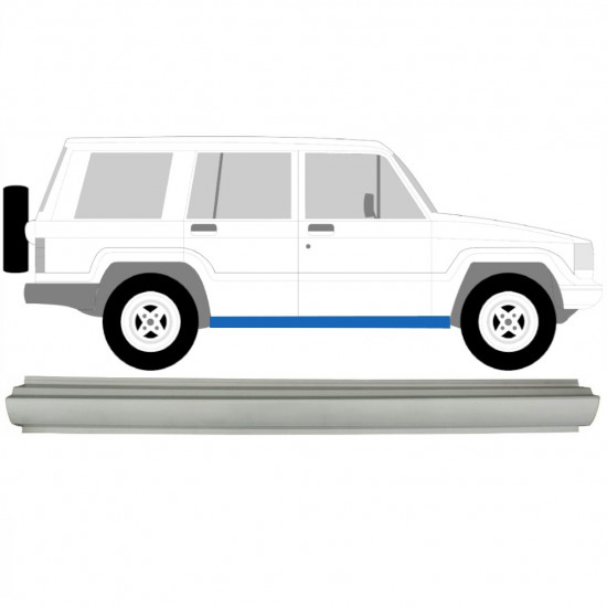 Opravný plech prahu pre Isuzu Trooper 1983-2005 / Vľavo = Vpravo (symetrické) 5469