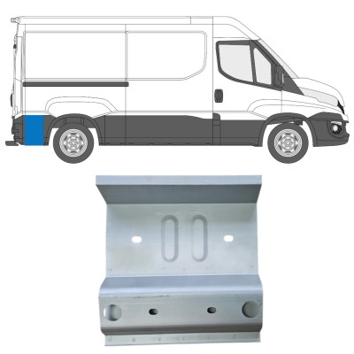 Opravný plech boku pre Iveco Daily 2014- / Vľavo = Vpravo (symetrické) 14711