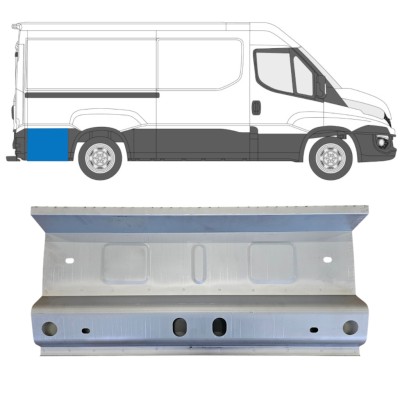 Opravný plech boku pre Iveco Daily 2014- / Vľavo = Vpravo (symetrické) 14712