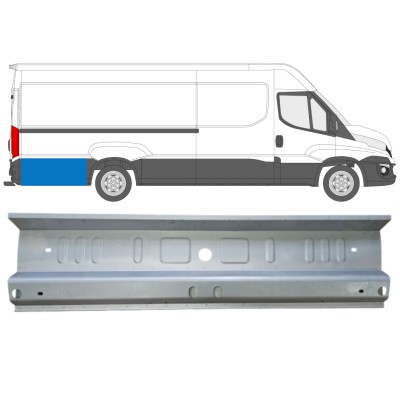 Opravný plech boku pre Iveco Daily 2014- / Vľavo = Vpravo (symetrické) 14713