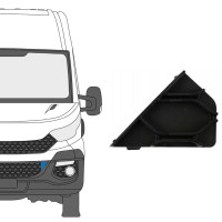 Krytky predného nárazníka pre Iveco Daily 2014-2019 / Ľavý 16241