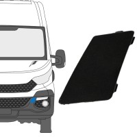 Krytky predného nárazníka pre Iveco Daily 2014-2019 / Ľavý 16242