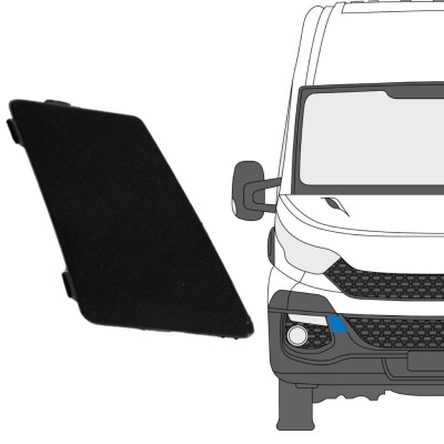 Krytky predného nárazníka pre Iveco Daily 2014-2019 / Pravá 16240