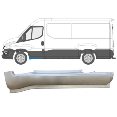 Opravný plech predného prahu pre Iveco Daily 2014-2016 / Ľavý 14740