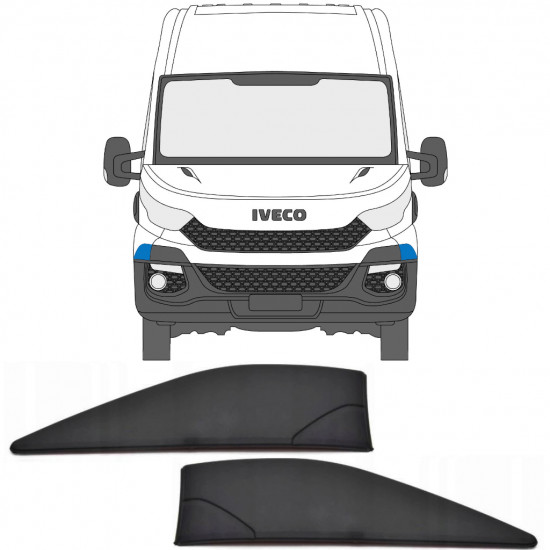 Bočná lišta predného blatníka pre Iveco Daily 2014- / Sada 11847