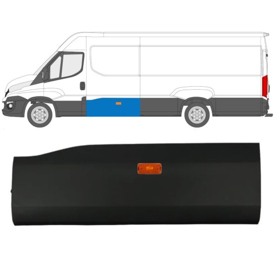 Bočná lišta so svetlom pre Iveco Daily 2014-2019 / Ľavý / Sada 16657
