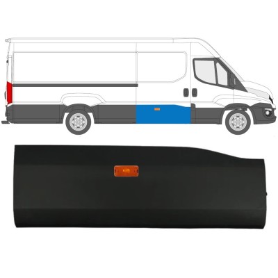 Ochranná lišta posuvných dverí so svetlom pre Iveco Daily 2014-2019 / Pravá / Sada 16656