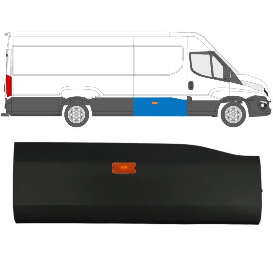 Bočná lišta so svetlom pre Iveco Daily 2014-2019 / Pravá / Sada 11973