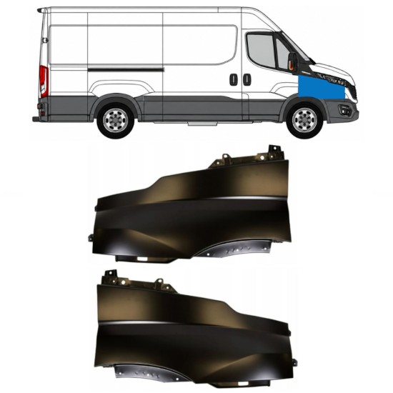 Predný blatník pre Iveco Daily 2019- / Ľavá+Pravá / Sada 17109
