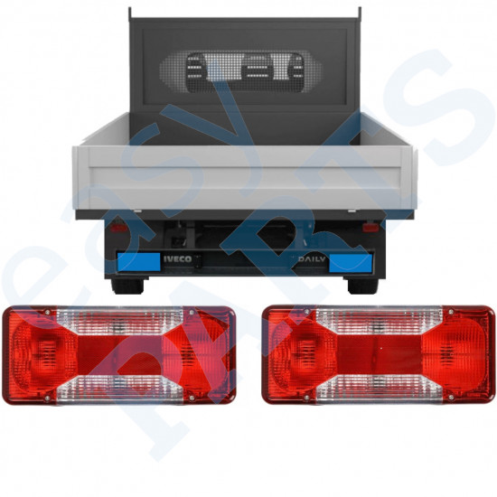 Zadná lampa pre Iveco Daily 2006-2014 / Ľavá+Pravá / Sada 9842